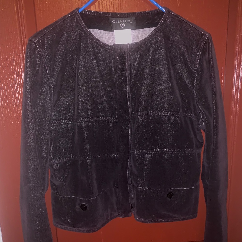 Chanel suede jacket!